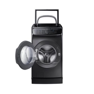 Samsung 6 cu. ft High Efficiency FlexWash Washer in Black Stainless Steel