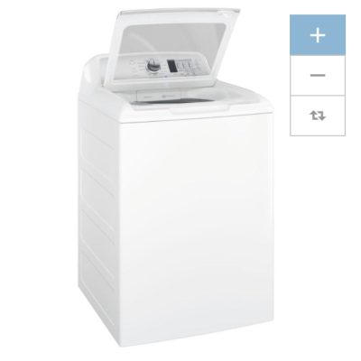 GE 4.6 cu. ft High Efficiency Top Load Washer in white