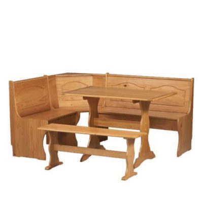 Essential Home 3pc Breakfast Nook in Pine