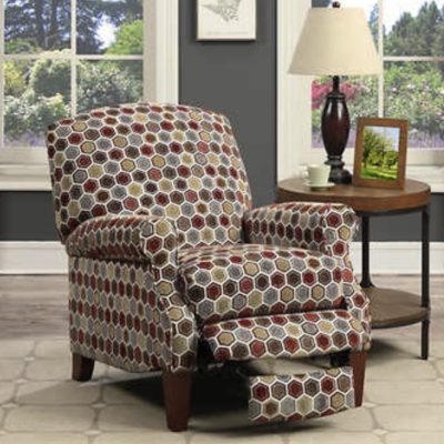 MultiColor Fabric Pushback Recliner