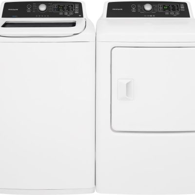 Frigidaire 4.1 cu. ft. Top Load Washing Machine/6.7 cu. ft. Gas Dryer Combo