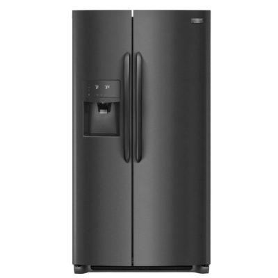 Frigidaire 25.6 cu. ft Side by Side Refrigerator in Black Stainless Steel